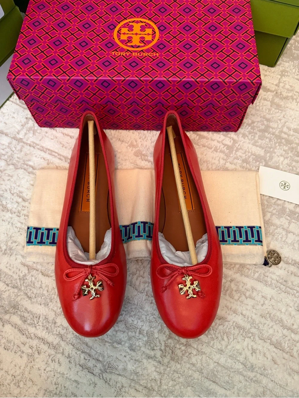 Tory Burch Tory Charm Ballet Flats